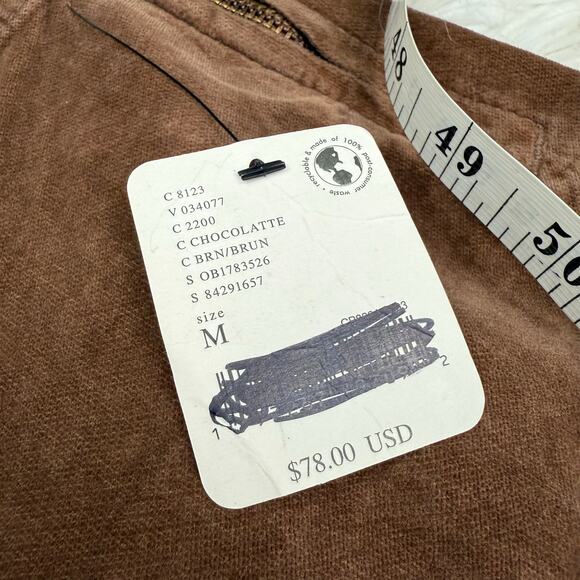 Free People In My Feelings Corduroy Cropped Boot Pants Brown Size M NWT - Picture 8 of 14